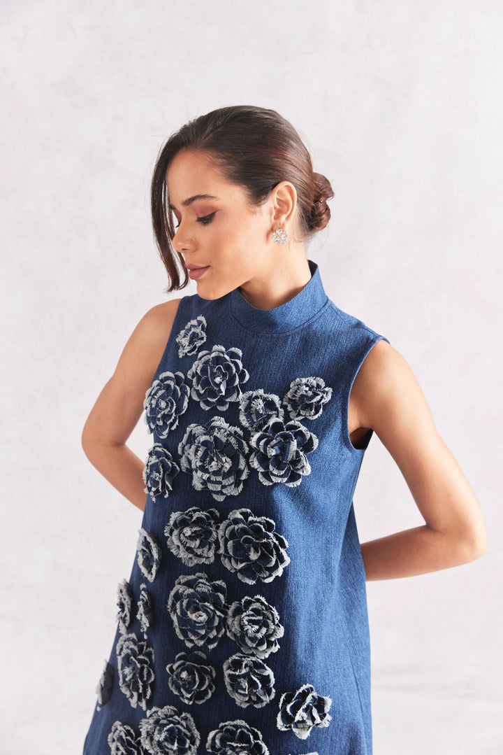 Rose Mini Shift Dress
