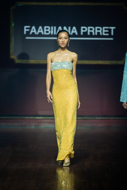 Sunlit Crystal Gown