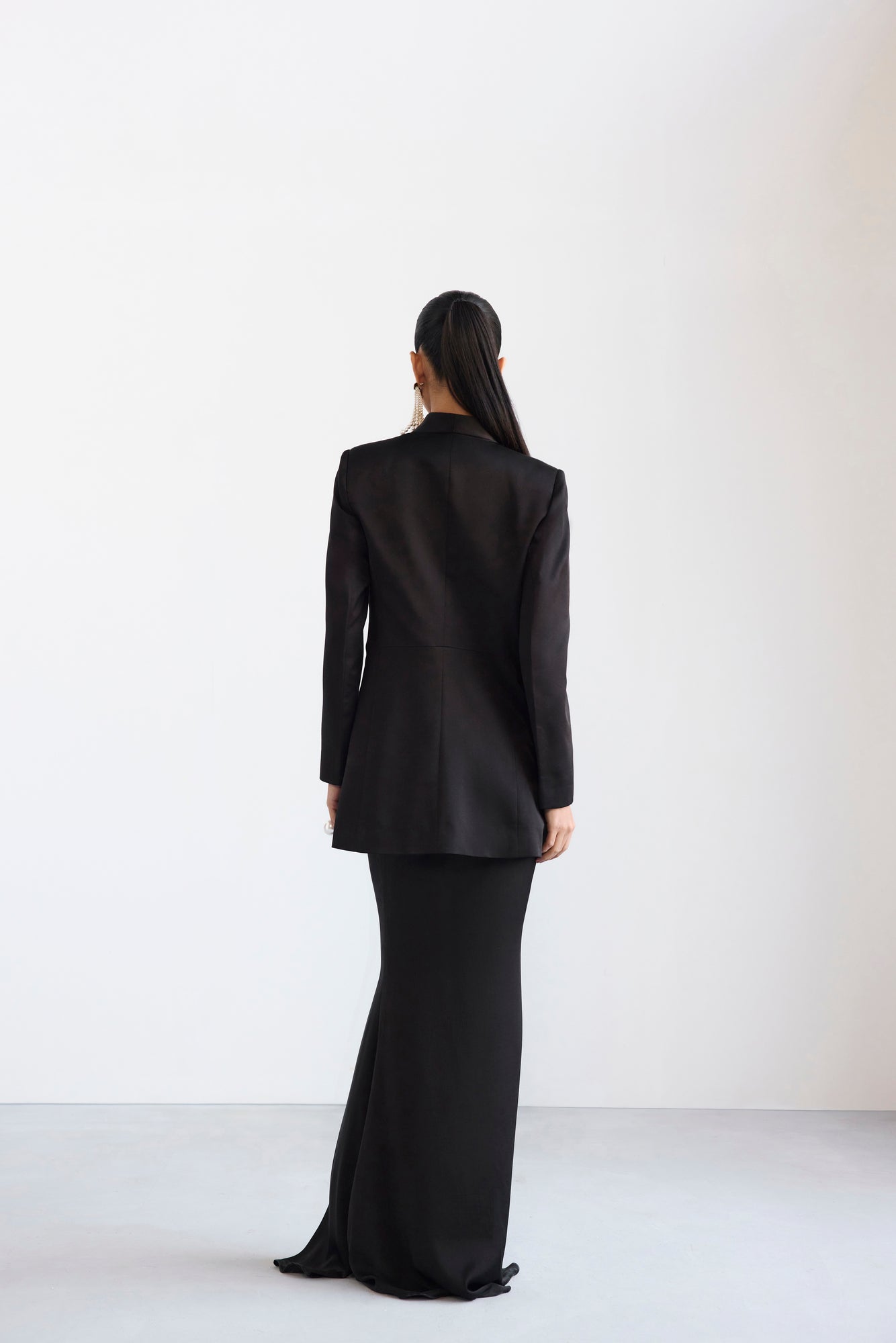 Embroidered Gemstone Tailored Blazer Set