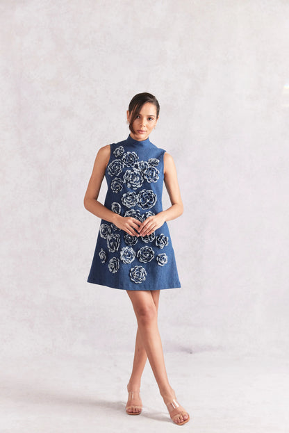 Rose Mini Shift Dress