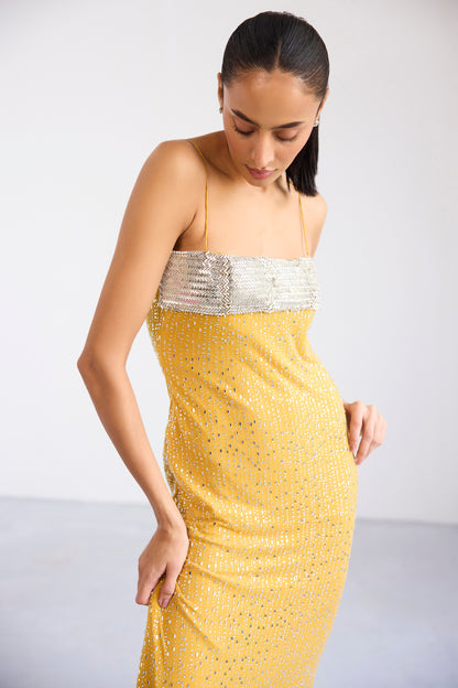 Sunlit Crystal Gown