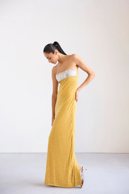 Sunlit Crystal Gown