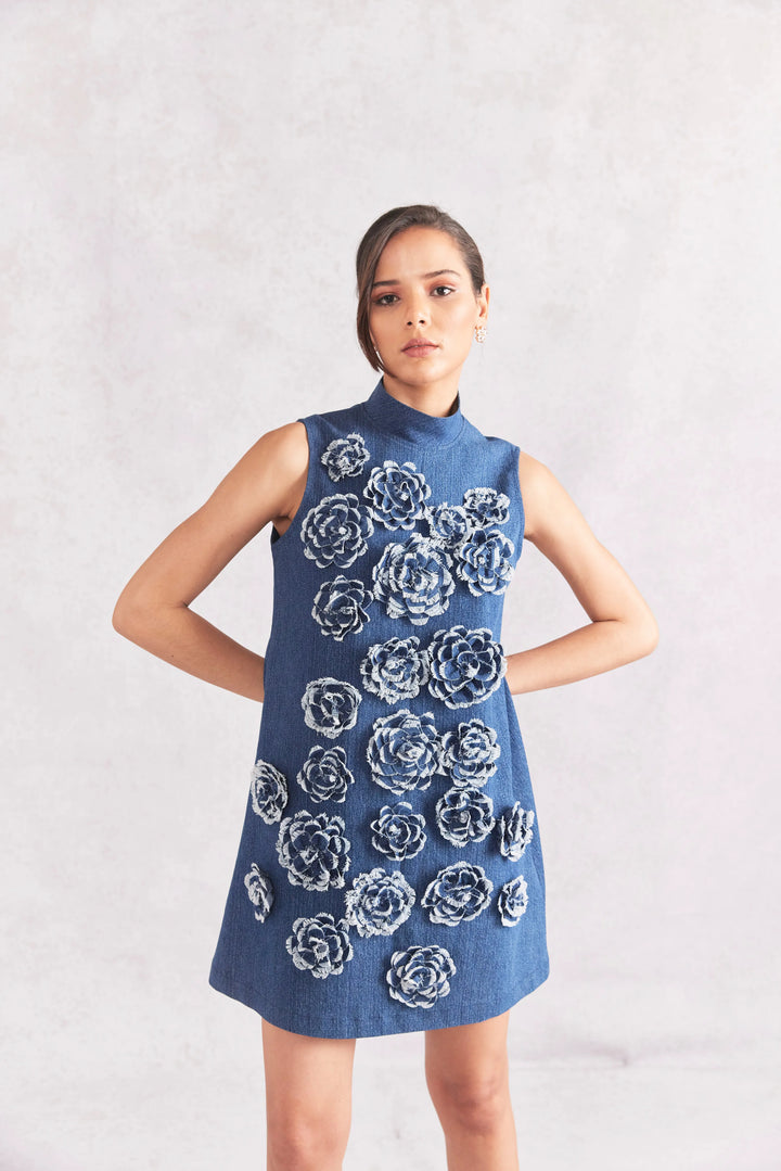 Rose Mini Shift Dress