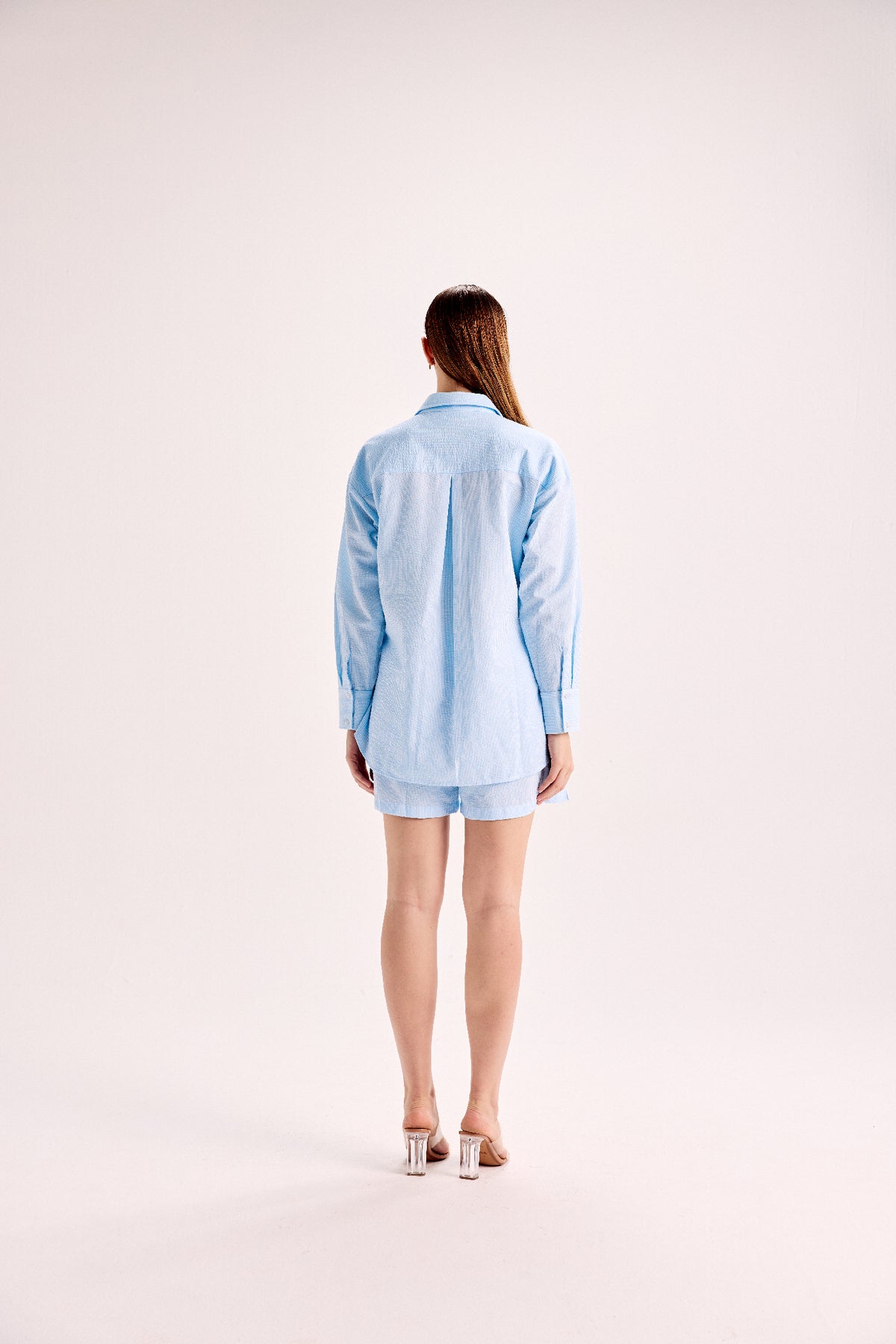 Cherry Embellished Placket Shirt And Shorts Co-Ord Set