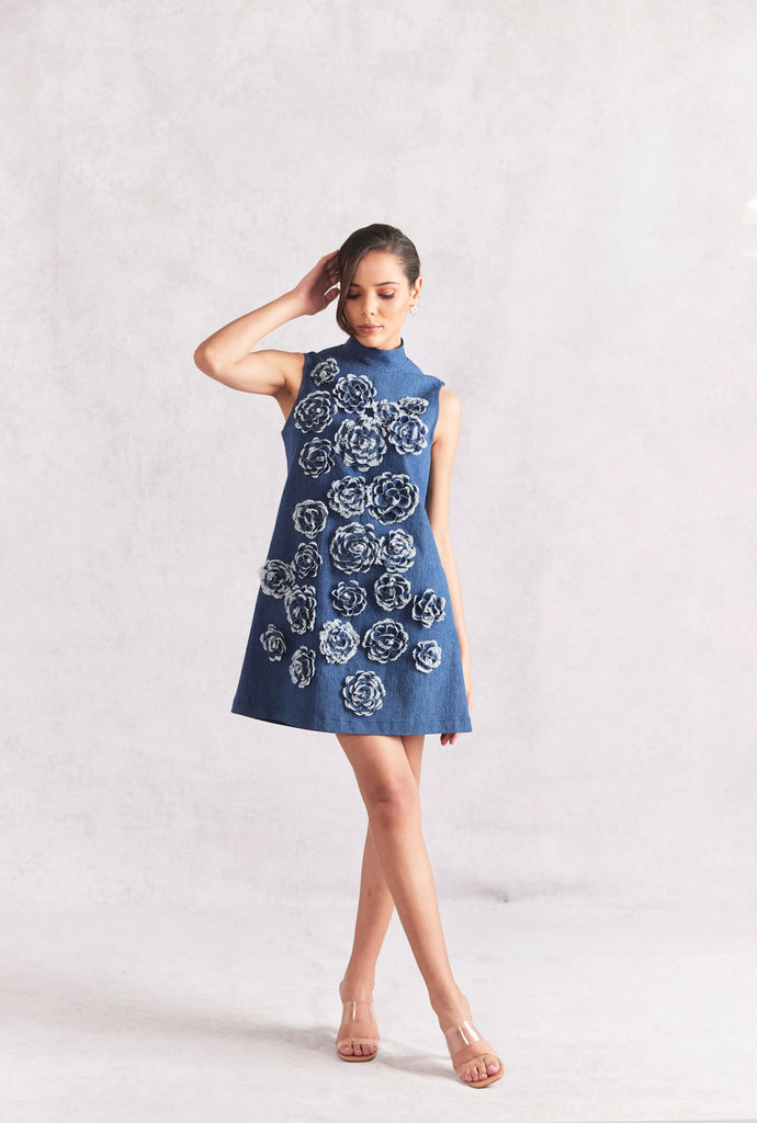 ROSE MINI SHIFT DRESS