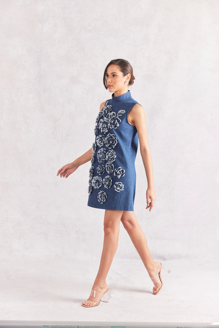 Rose Mini Shift Dress