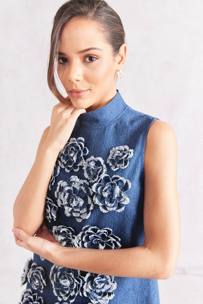 Rose Mini Shift Dress